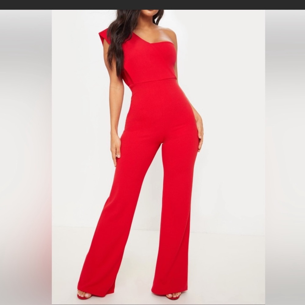 Red jumpsuit